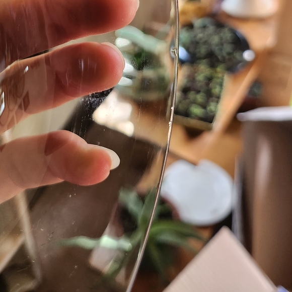 Set of 4 Vintage Coupe Glasses Smokey Grey Crystal Twisted Stem - Picture 8 of 8